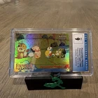 New ListingTopps Pokemon 1999 1st Print Rainbow Foil Peacemaker Pikachu 46 CGC 9