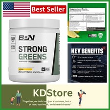 BPN Strong Greens Lemon Superfood Powder   30 Servings for Vitality  Gut Health
