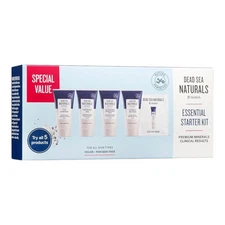 Dead Sea Naturals by AHAVA, Essential Skin Care 5pc Starter Kit, All Skin Types