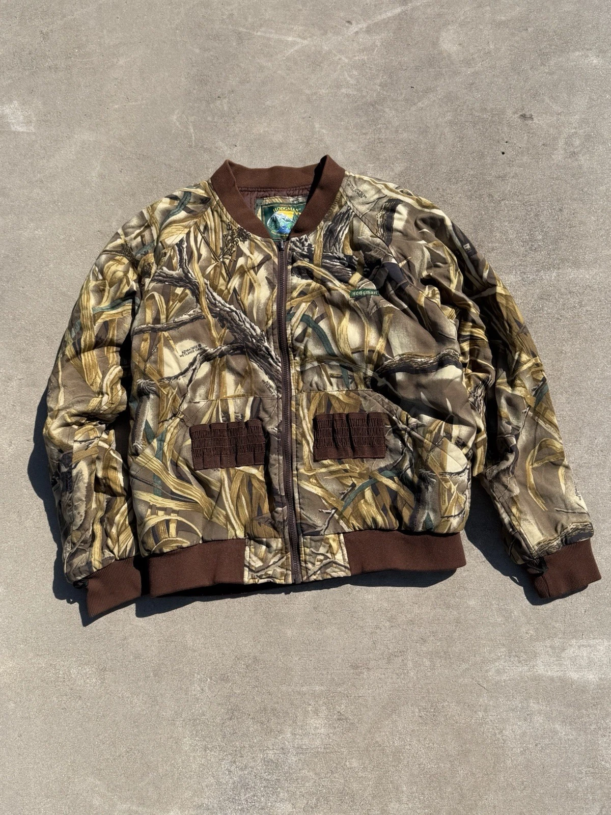 Hodgman Camouflage Fishing Jacket Brown Men's Medium Zip All Seasons
Opens in a new window or tab