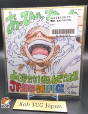 One Piece Eiichiro Oda Printed Autograph Shikishi Board Jump Festa 2025 Limited