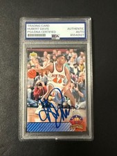 Hubert Davis autograph signed 1992-93 Upper Deck basketball card Knicks UNC!