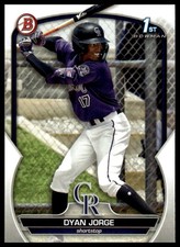 2023 Bowman #BP-22 Dyan Jorge Prospects
