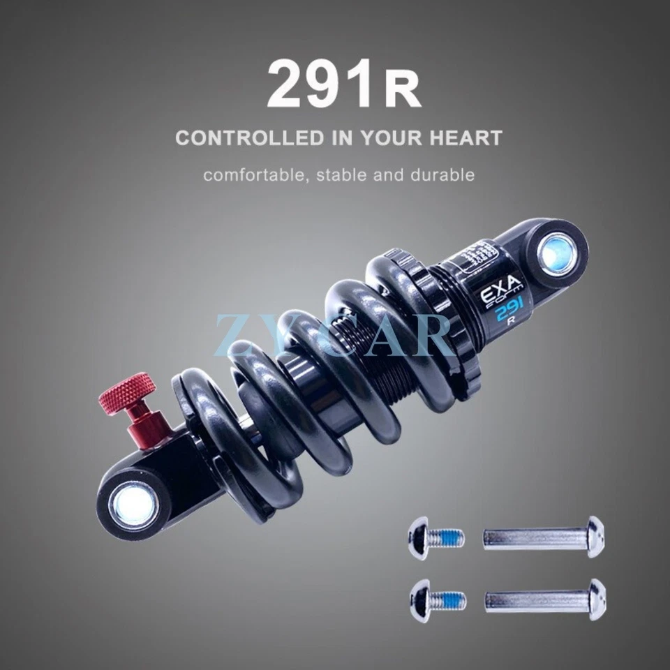 Amortiguador trasero ajustable 125/150/165 mm para bicicleta MTB E-Scooter 291R Foto 3 de 4