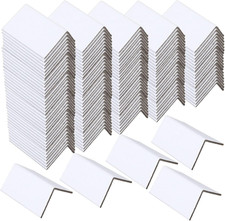 Packing Cardboard Edge Protectors 2" X 3" White 3 Mm Thickness Edge Protectors W
