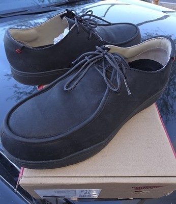 Red Wing Shoes Men's Black Leather LaceUp Oxford Aluminum toe work shoe US 11 E2