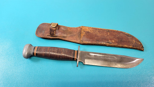 WWII RH 36 PAL Fighting Combat Knife + Sheath TR1189