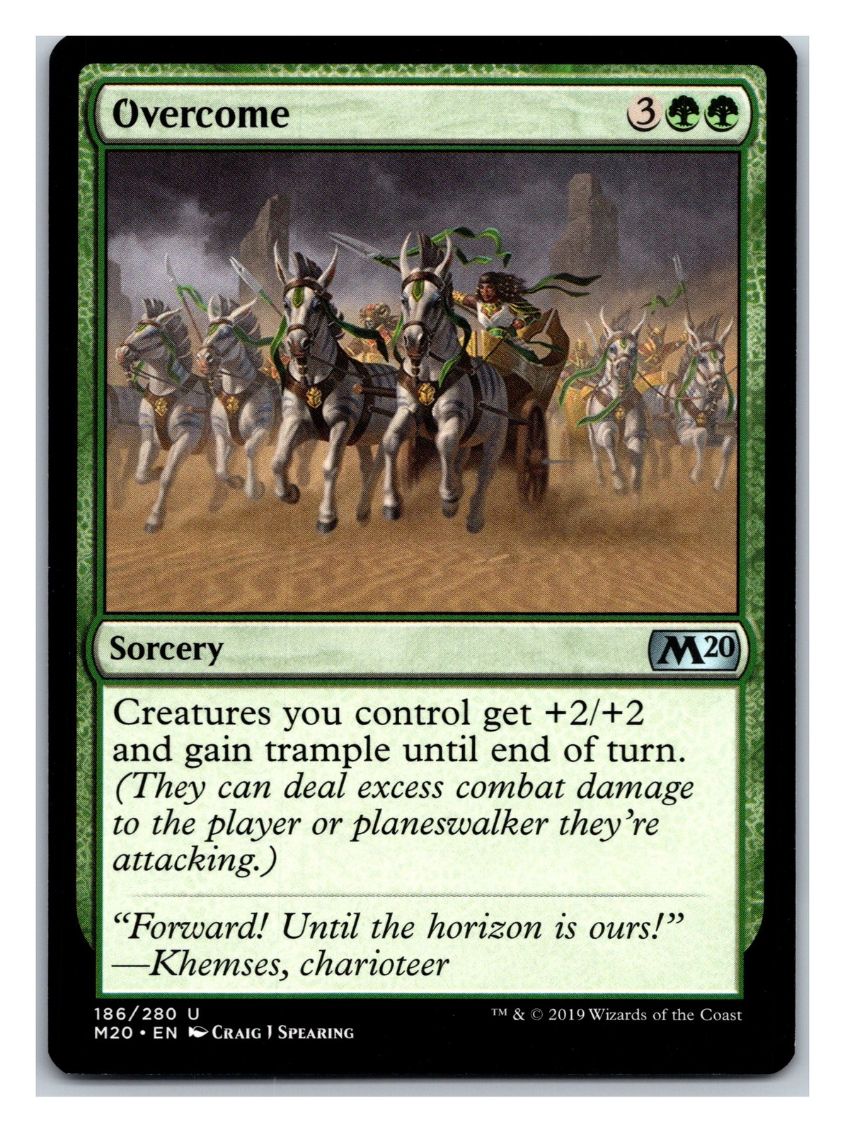 Core Set 2020 #186 Overcome