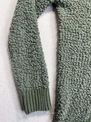 Zenana Premium Hooded Long Sleeve Popcorn Sweater w/ Side Slits