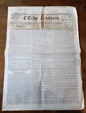 Vieux Journal - L'Echo Français Journal Quotidien - 16ème ANNEE 1844 Cordellers