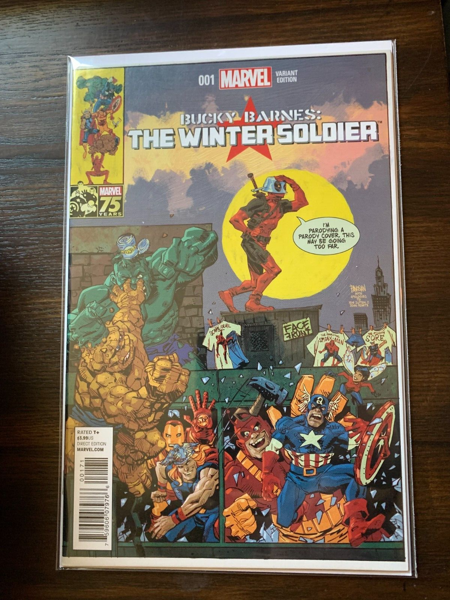 BUCKY BARNES : THE WINTER SOLDIER #1 NM DEADPOOL PHOTOBOMB