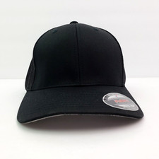 Port Authority Adult Mens Sz L/XL Black Blank Mesh Back The Original FlexFit Hat
