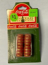 COCA-COLA VILLE SQUARE VILLAGE - TONNEAU ROUGE 64302 LOT 4 DEPT 56 LEMAX NEUF