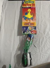 NEW VTG Sesame Street Wind Racer 500 Kite Elmo And Big Bird 90s 52 Specta Star