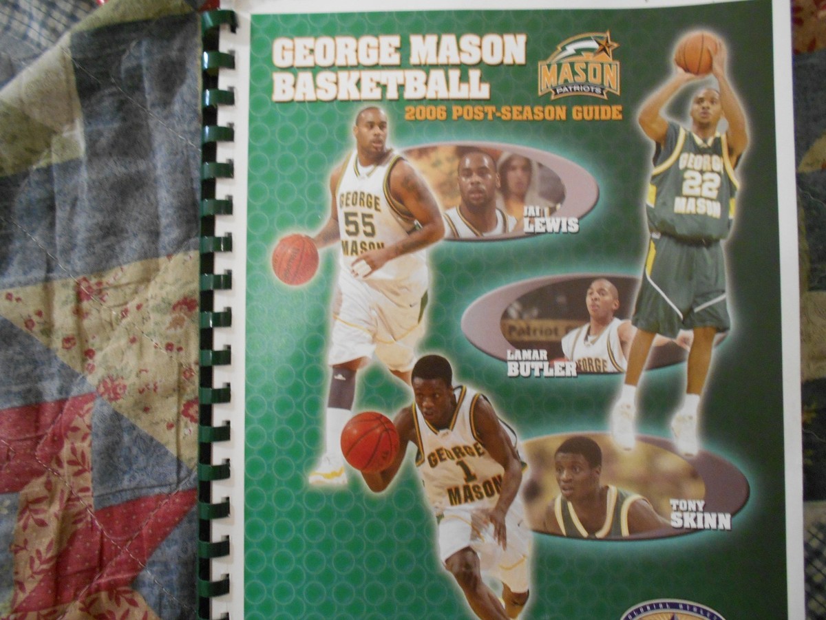 2006 GEORGE MASON PATRIOTS BASKETBALL MEDIA GUIDE NCAA FINAL FOUR College  AD