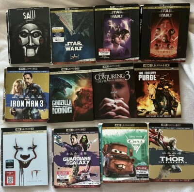 (SLIPCOVERS ONLY) 4K UHD Movie SLIPCOVERS - NO Movie included. 