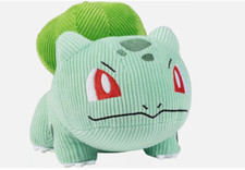 Pok mon 8" Corduroy Bulbasaur Plush Stuffed Animal Toy - Limited Edition