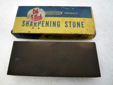 Vintage Norton 2" x 5" India Combination Sharpening Stone 1B45 Made in USA
