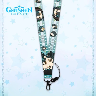 Genshin Impact Xiao Anime Cosplay Fashion Clasp Phone Lanyard Roping Gifts #17