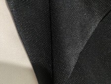 Black polyester spandex fabric 26" x 60"slight texture shine