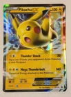 ULTRA RARE Pikachu EX Black Star Promo XY174 Pokemon Holo Foil Holographic - MP
