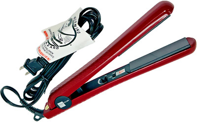 Beauty Amplified Style House 1.25 in Professional Styling Iron Ceramic - Ion Red