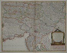 Partie M&eacute;ridionale du Cercle d'Autirche - S&uuml;dliches &Ouml;sterreich - Vaugondy 1752