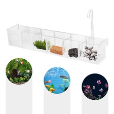 6 Grids Fish Tank External Filter Aquarium Filter Box Hang on Water Purifier