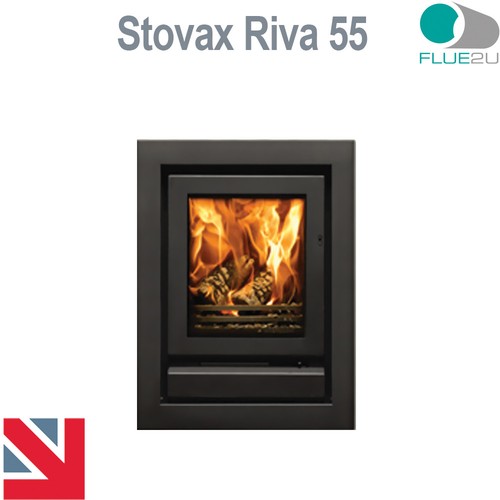 Stovax Riva 55, Stove Glass Direct Replacment Heat Resistant Glass