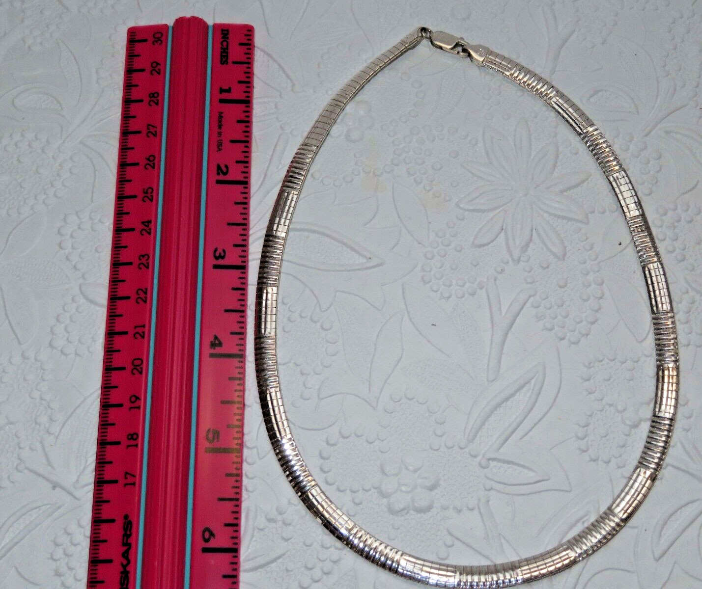 Italian Solid 925 Sterling Silver Unique Design F… - image 5