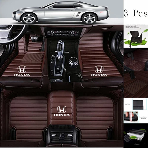For HONDA Accord Car Floor Mats Carpet Custom FloorLiner Auto Mats 1998-2022 - Foto 3 di 43