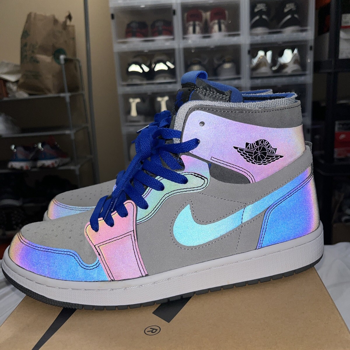 Sz 10 Air Jordan 1 Retro Zoom Comfort League of Legends World