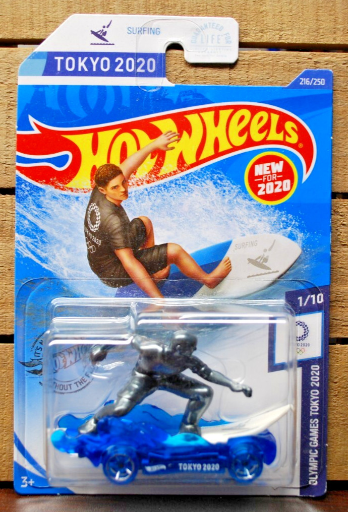 HOT WHEELS 1/64 DIECAST SURF'S UP SURFBOARDER 2020 TOKYO OLYMPICS SURFING ©2017