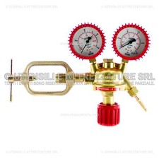 RIDUTTORE di PRESSIONE ACETILENE a STAFFA per SALDATURA con CANNELLO