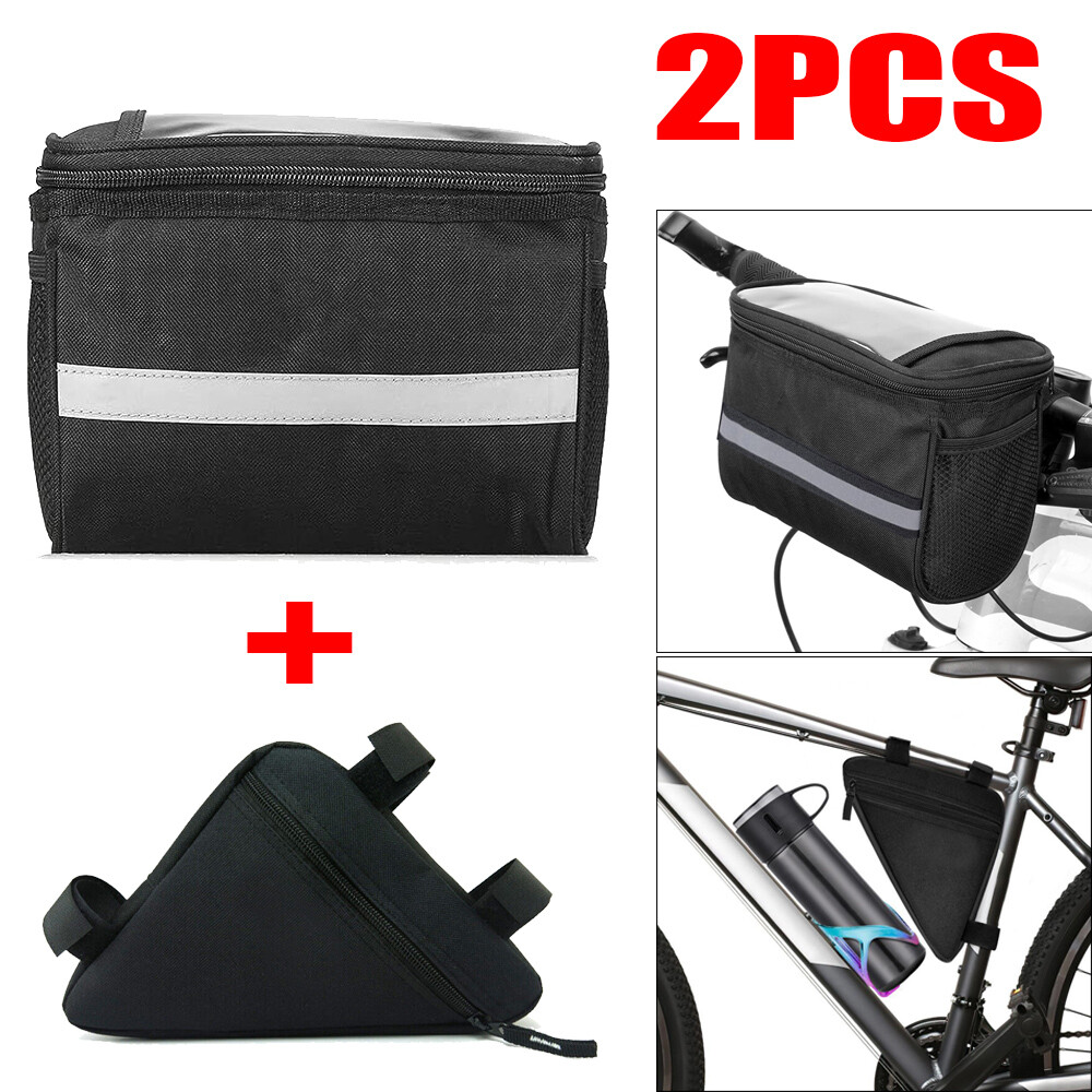 Handlebar Bag Front Pack Bike Frame Accessories Triangle Tool Pack