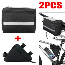 2PACK Bicycle Handlebar Bag Front Pack Bike F...