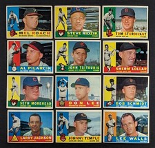 1960 Topps Baseball Set Break 12 Cards