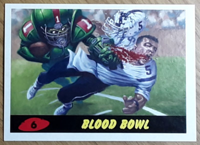 2015 Mars Attacks Occupation Heritage Card 6 BLOOD BOWL. Toplader neu