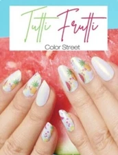 Color Street Nail Polish Strips - TUTTI FRUITI  (FDS593) FUN Tropical Print