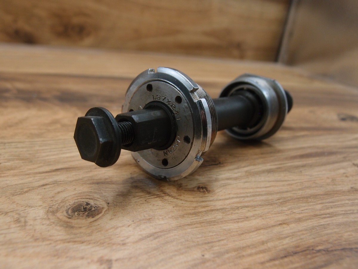 Ancien pédalier VTT années 80 Tange made in Japan 120 mm BSA