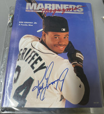 Ken Griffey Jr., Autographed Marines Magazine Volume 6 Issue 2  with COA