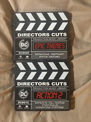 Production Music Library Directors Cuts Epic Themes Action 2 CD 2008  RARE OOP