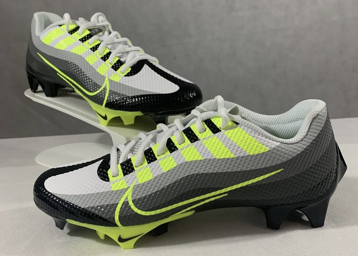 NIKE Vapor Edge Speed‎ 360 Football Cleats Mens 10.5 Black Volt White DQ5110-071 NIKE Vapor Edge Speed 360 Football Cleats Mens 10.5 Black  main image 4