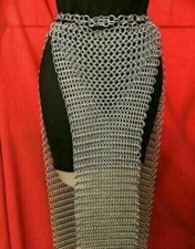 NEW BEST Aluminum CHAINMAIL SKIRT 10 MM BUTTED MEDIEVAL ARMOURlkj x-MAS Gift