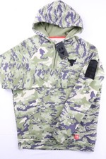 Under Armour Project Rock Veterans Day Hoodie Mens Sz M Camo Patch Light Fleece