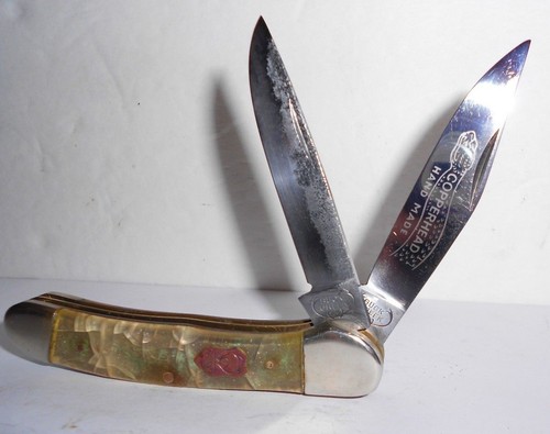 vintage buck creek copperhead handmade solingen germany knife