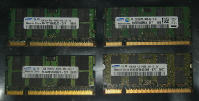 2GB 4GB 8GB SAMSUNG DDR2 RAM Brand Memory 800 MHz SO-Dimm pol.200 PC2-6400S