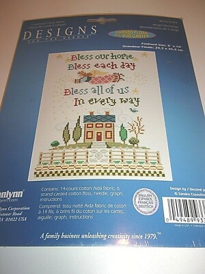 JANLYNN DESIGNS FOR THE NEEDLE ''ANGEL BLESSINGS'' COUNTED CROSS STITCH KIT