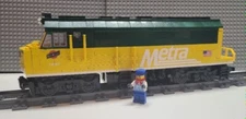 Custom Train Metra Heritage F40ph Engine -Please Read Item Description-
