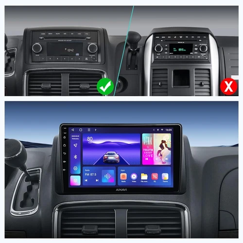 DAB+ Autoradio Für Dodge Grand Caravan 2011-2020 Carplay GPS Navi Android 12 32G - Bild 1 von 17